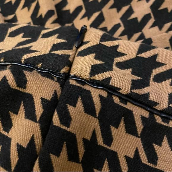 houndstooth skirt•89th & madison straight slight stretch designer jersey - Picture 3 of 5